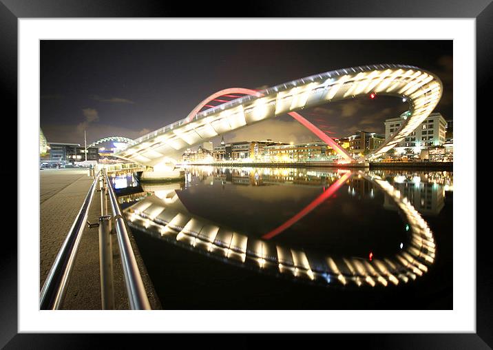  Millennium Lights Framed Mounted Print by Toon Photography