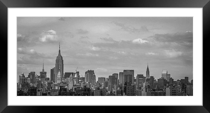 Skyline Framed Mounted Print by Phil Moore