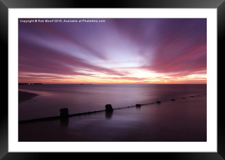 Remembering at Frinton. Framed Mounted Print by Rob Woolf