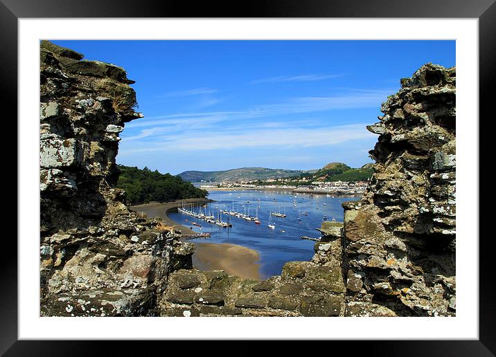  Afon Conwy Estuary Framed Mounted Print by David Chennell