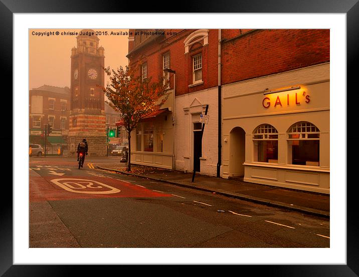  A misty Autumn Monday Morning in  crouch end Nort Framed Mounted Print by Heaven's Gift xxx68