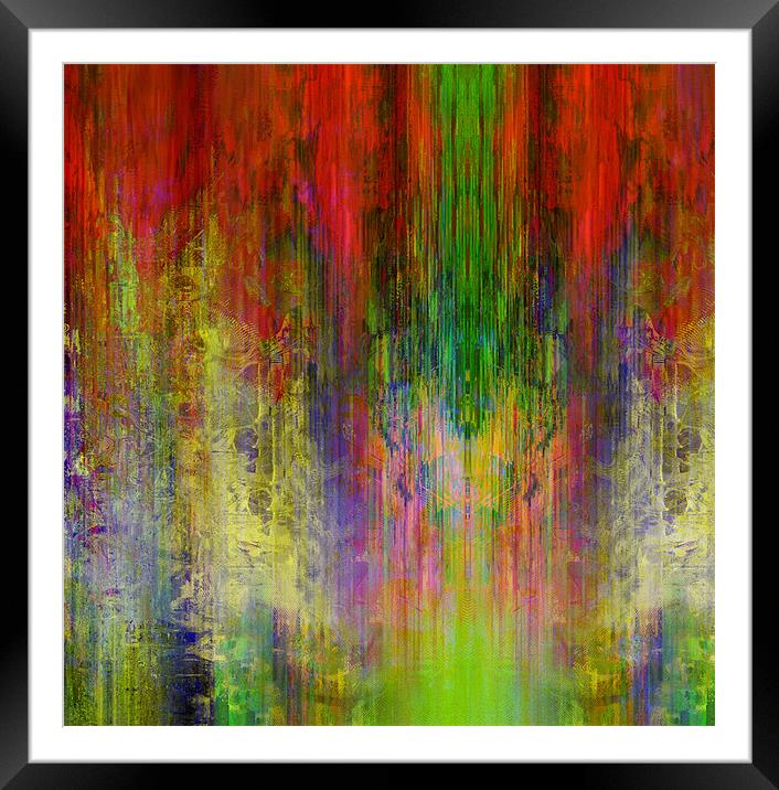 Abstraction Framed Mounted Print by Jean-François Dupuis