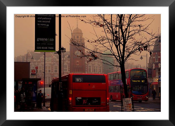  Autumn In crouch end N8  Framed Mounted Print by Heaven's Gift xxx68