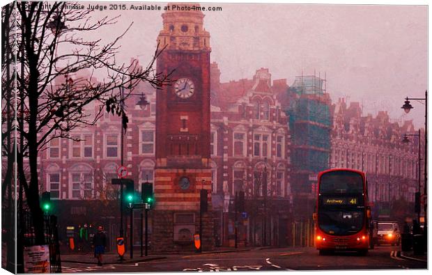  The Crouch end Clock-tower Canvas Print by Heaven's Gift xxx68