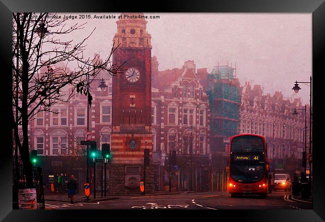  The Crouch end Clock-tower Framed Print by Heaven's Gift xxx68