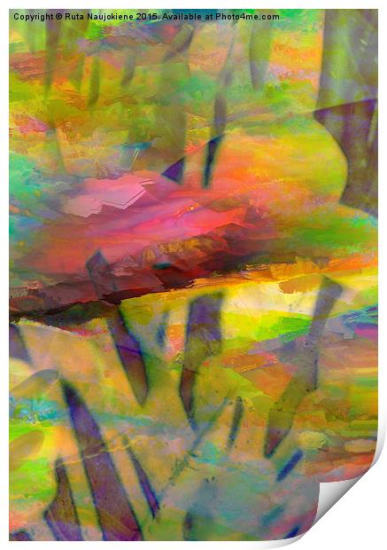  Tropical Forest Print by Ruta Naujokiene