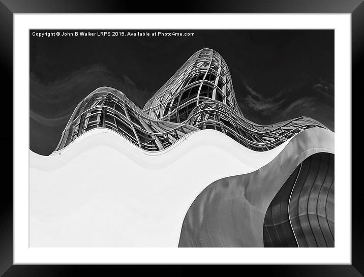  Modern Architecture - Creative Framed Mounted Print by John B Walker LRPS
