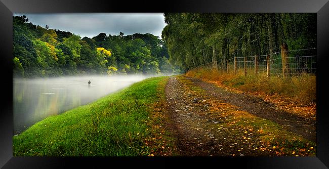  Fishing The River Beauly Framed Print by Macrae Images