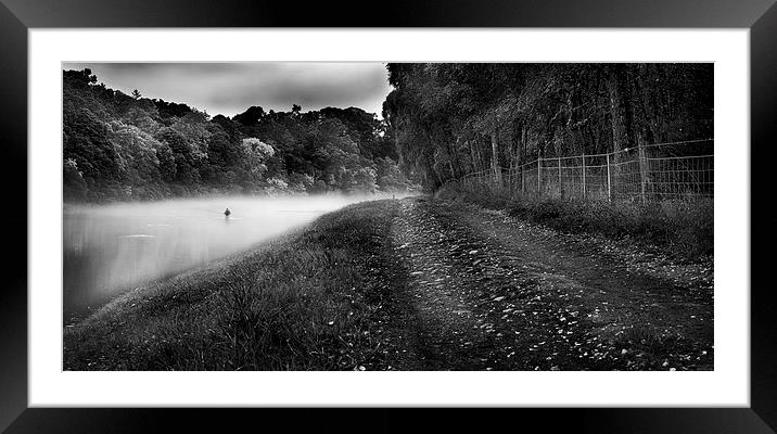   Fishing The River Beauly Framed Mounted Print by Macrae Images