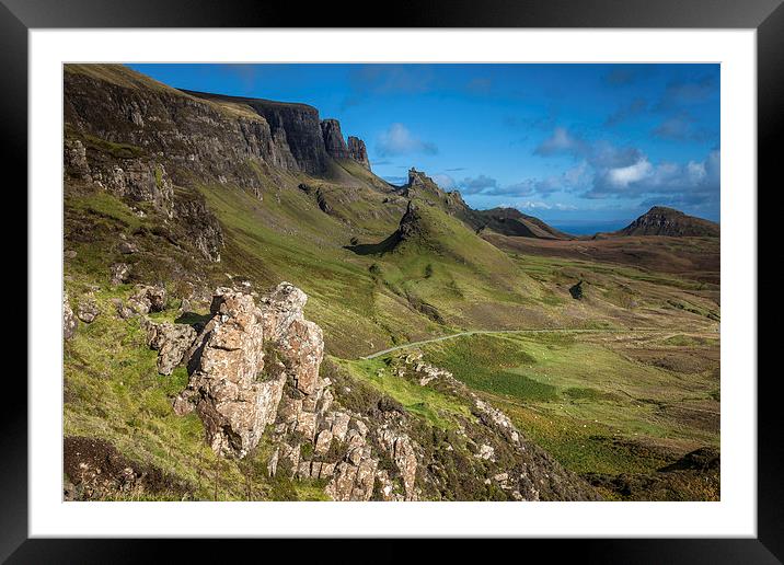  The Quiraing, Skye Framed Mounted Print by Peter Stuart