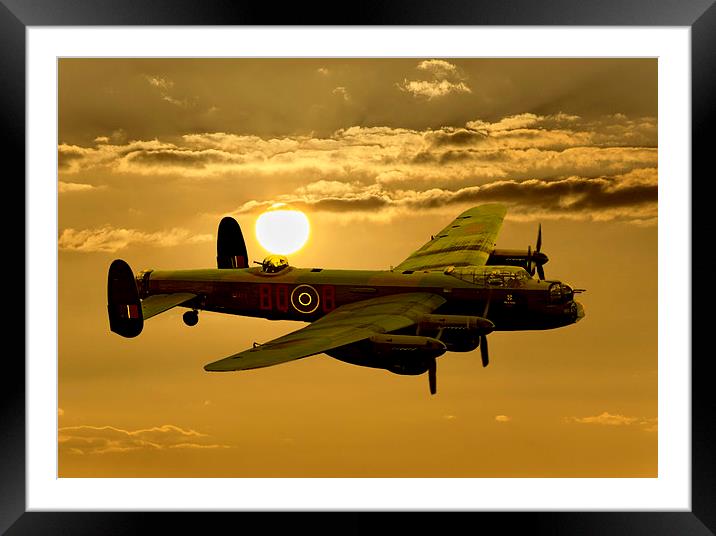  Sunset Sortie Framed Mounted Print by Stephen Ward