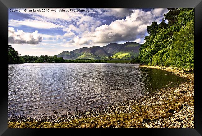  From Friars Crag Derwentwater Framed Print by Ian Lewis