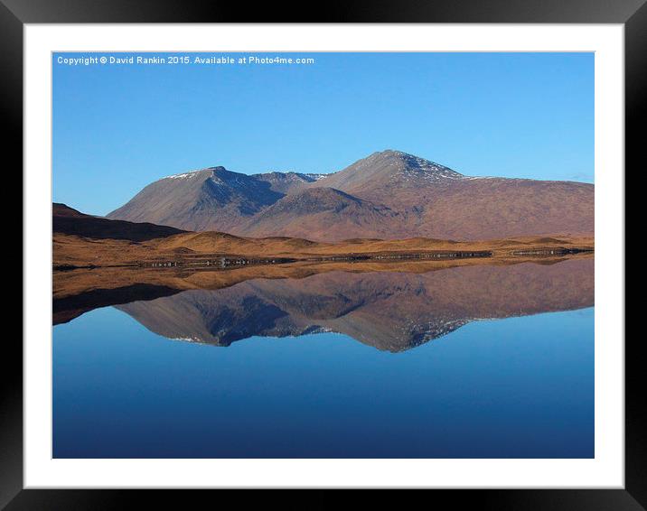  Black Mount , the Highlands , Scotland Framed Mounted Print by Photogold Prints