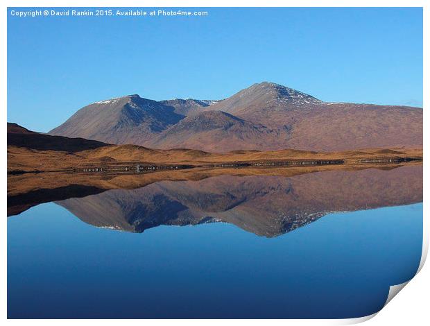  Black Mount , the Highlands , Scotland Print by Photogold Prints