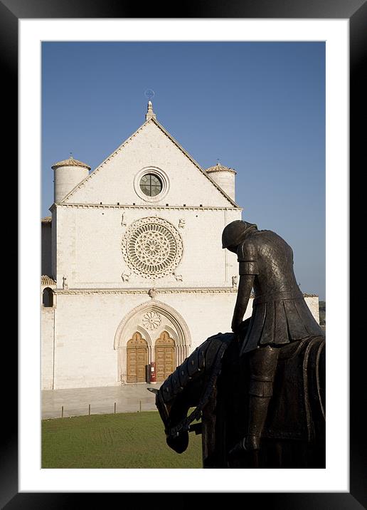 Basilica di San Francesco, Assisi, Italy Framed Mounted Print by Ian Middleton