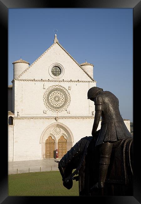 Basilica di San Francesco, Assisi, Italy Framed Print by Ian Middleton