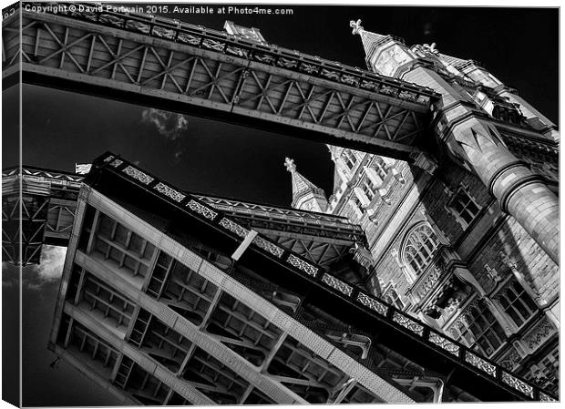  Tower Bridge Canvas Print by David Portwain