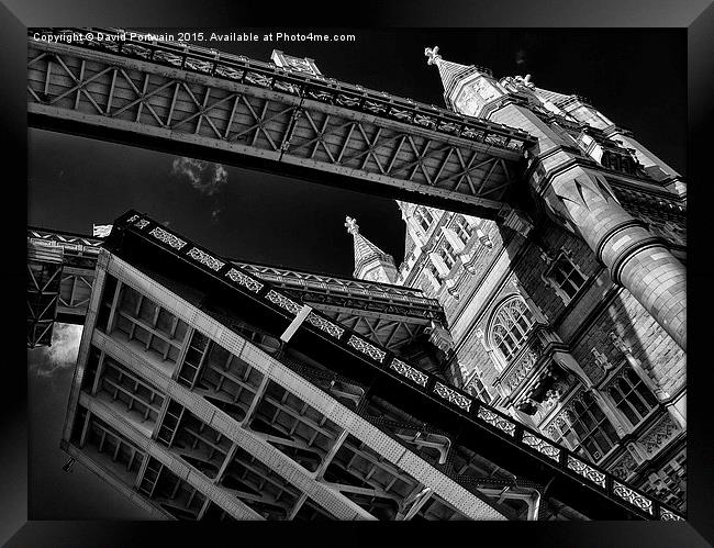  Tower Bridge Framed Print by David Portwain