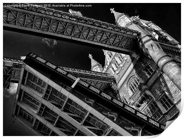  Tower Bridge Print by David Portwain