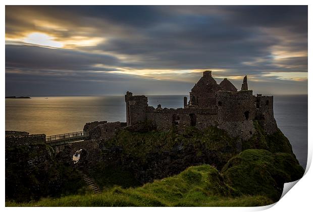  Sea View Dunluce Castle Antrim, Ireland Print by Chris Curry
