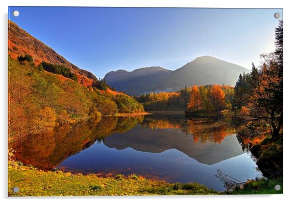  Glencoe Loch Acrylic by Mark Pritchard