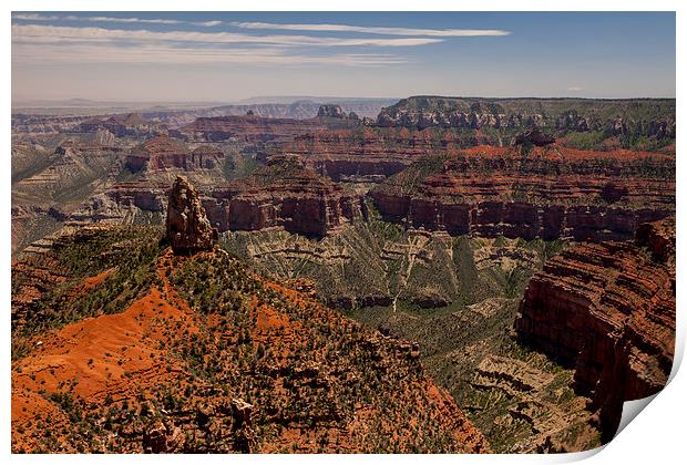 North Rim @ Imperial Point Print by Thomas Schaeffer