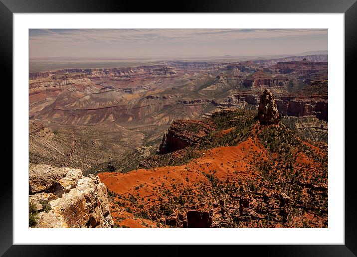 North Rim @ Imperial Point Framed Mounted Print by Thomas Schaeffer