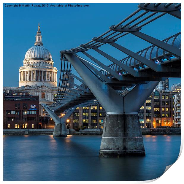  St Paul's Cathedral Print by Martin Parratt