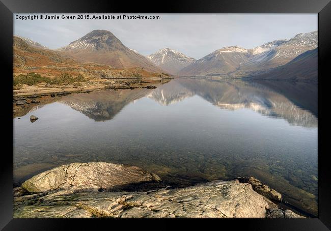  Wastwater,The Lake District Framed Print by Jamie Green