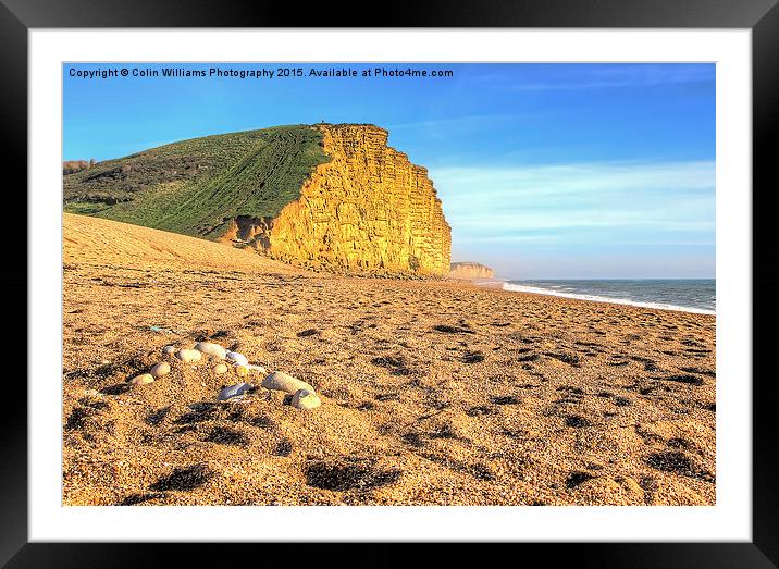 West Bay Dorset  Broadchurch 2 Framed Mounted Print by Colin Williams Photography