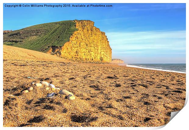 West Bay Dorset  Broadchurch 2 Print by Colin Williams Photography