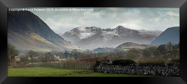  Cumbrian scene Framed Print by David Portwain