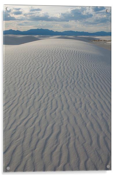  White Sands NM Acrylic by Chris Pickett