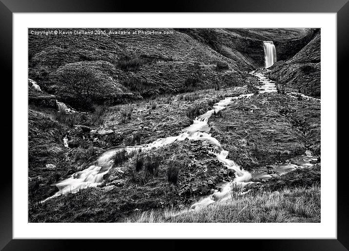  Ribblehead Waterfall  Framed Mounted Print by Kevin Clelland