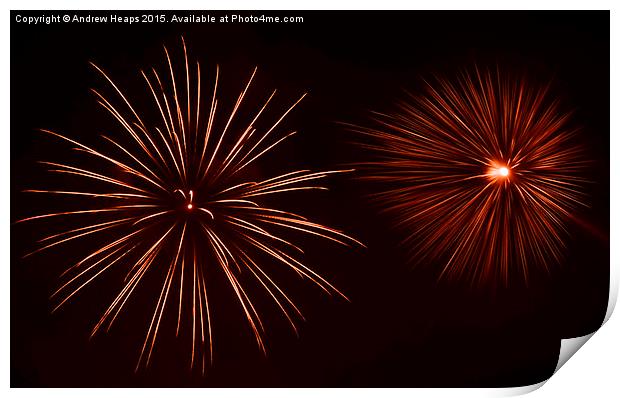  Fireworks Print by Andrew Heaps