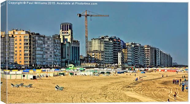  Ostend Canvas Print by Paul Williams