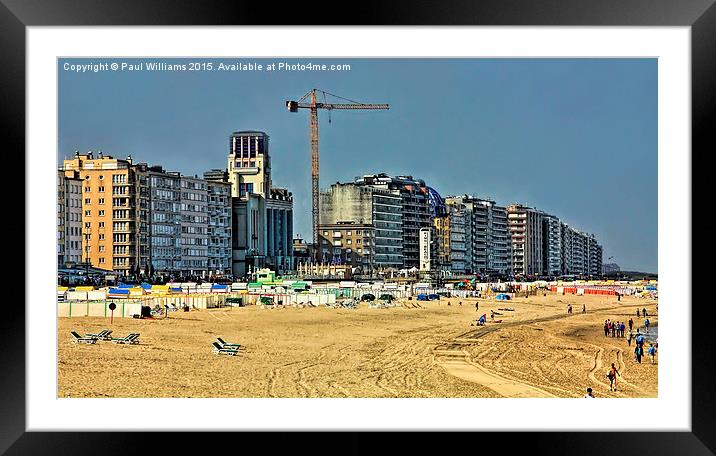  Ostend Framed Mounted Print by Paul Williams