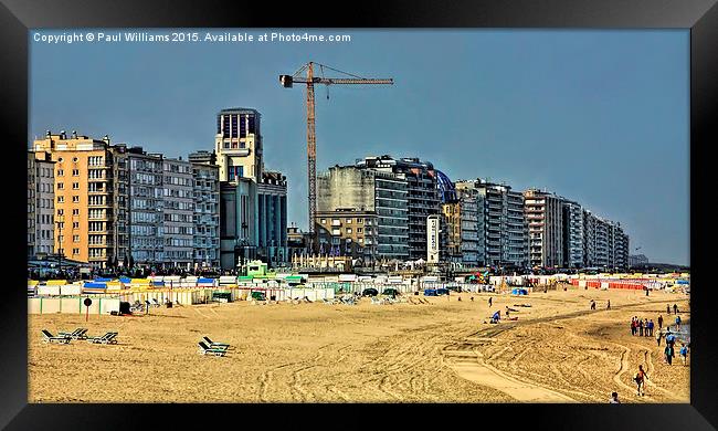 Ostend Framed Print by Paul Williams