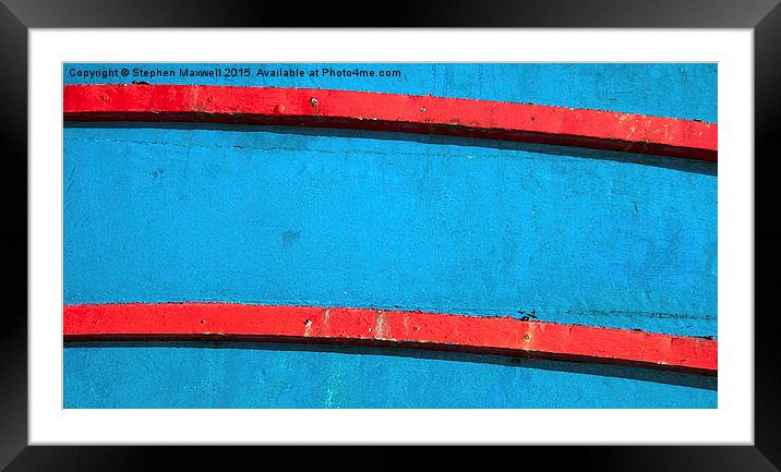 The Mathematics Series, No. 2 Framed Mounted Print by Stephen Maxwell