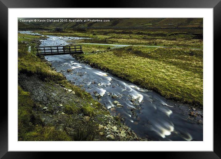 Ribblehead River Framed Mounted Print by Kevin Clelland