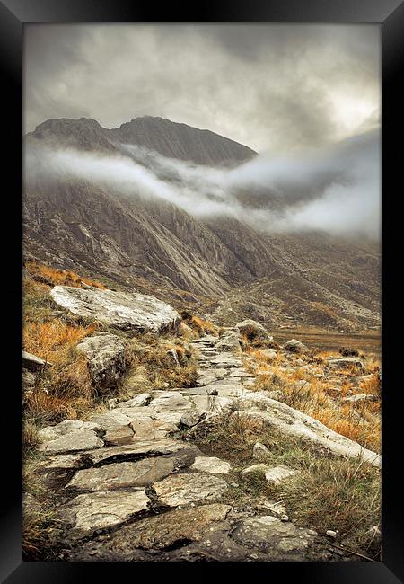  Mountain Track Framed Print by Sean Wareing