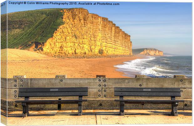 West Bay Dorset  Broadchurch 3 Canvas Print by Colin Williams Photography