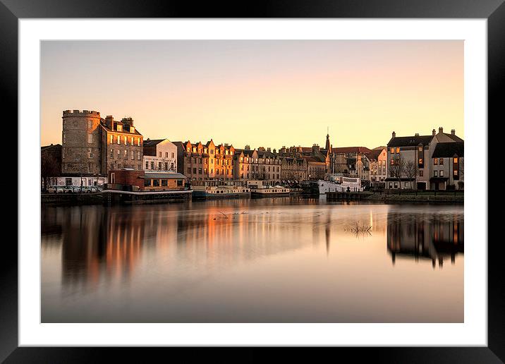  Winter Sunset at the Shore, Leith Framed Mounted Print by Miles Gray