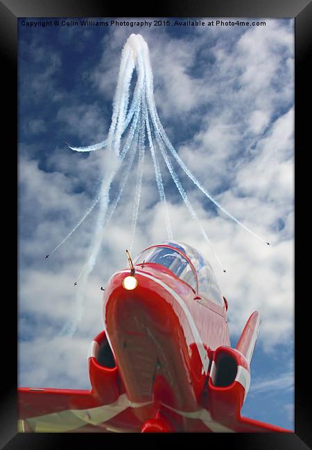  The Red Arrows - Eastbourne 2015 Framed Print by Colin Williams Photography