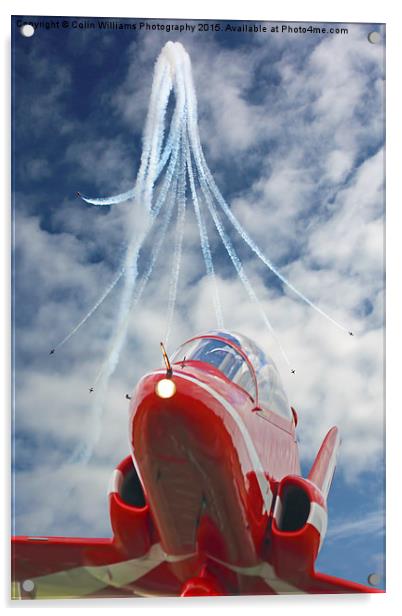  The Red Arrows - Eastbourne 2015 Acrylic by Colin Williams Photography
