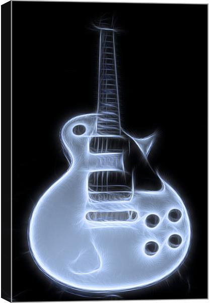 Electric guitar Canvas Print by Darren Smith