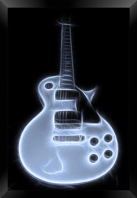 Electric guitar Framed Print by Darren Smith