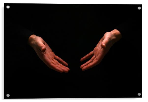 Hands Acrylic by Tomas Pikturna