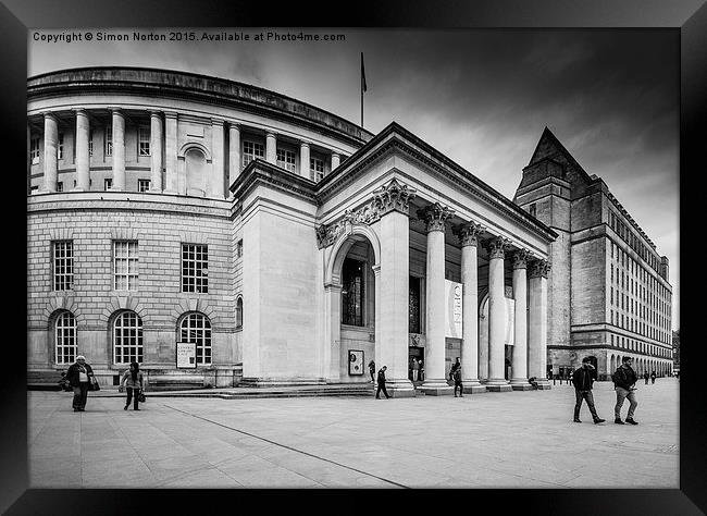  Manchester Central Library Framed Print by Simon Norton