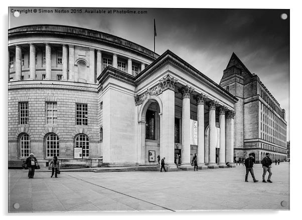  Manchester Central Library Acrylic by Simon Norton